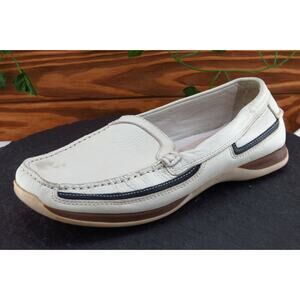 Geox Size 40‎ M Beige Loafer Shoes Leather Women